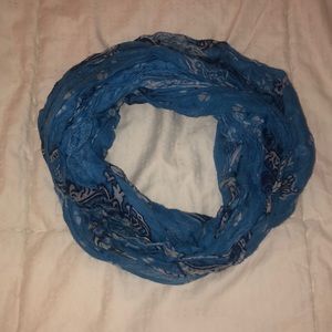 Blue Infinity Scarf